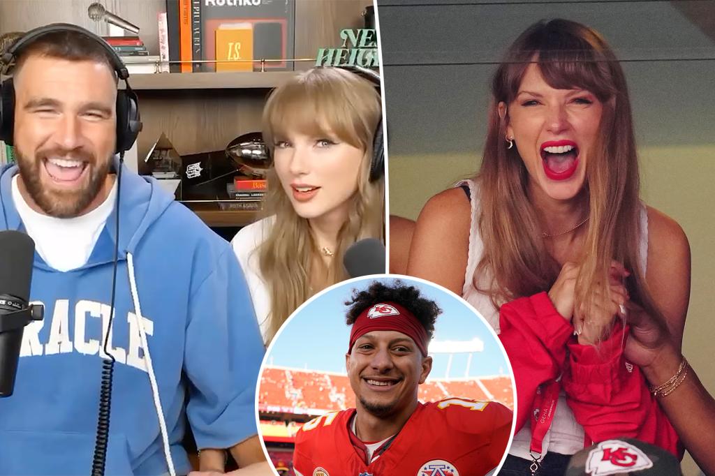 Patrick Mahomes’ surprising reaction to Travis Kelce’s romance with Taylor Swift revealed in new Chiefs doc