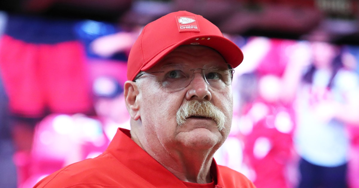 A bullet struck the office of Kansas City Chiefs head coach Andy Reid 15 months ago