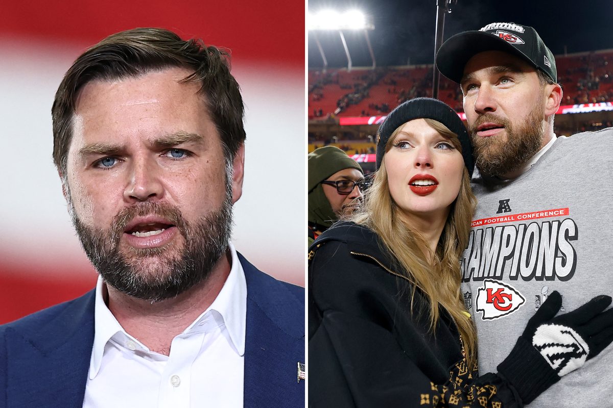 JD Vance ‘worried’ NFL will throw ‘Super Bowl wedding’ for Travis Kelce and Taylor Swift