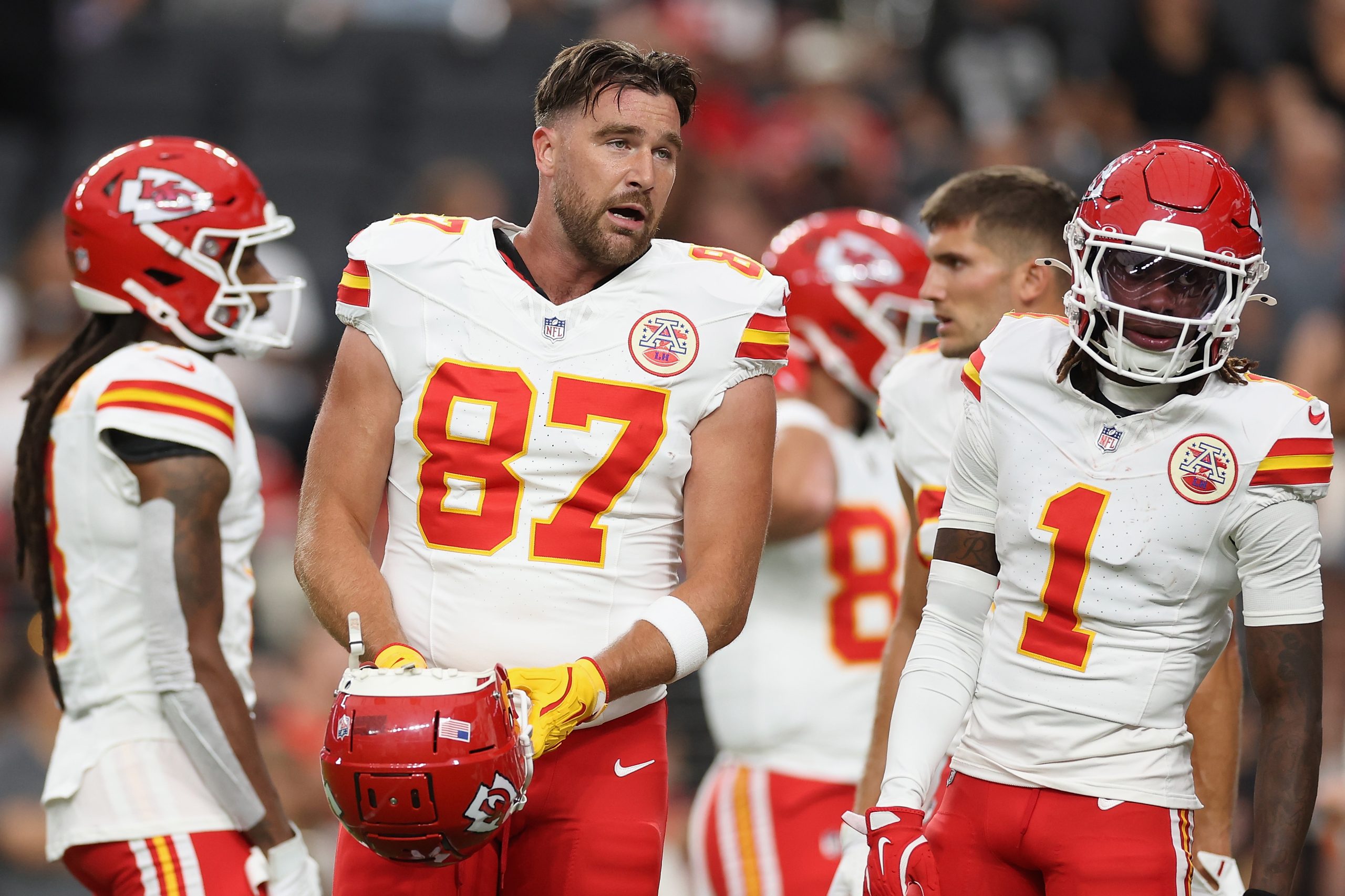 Chiefs’ Travis Kelce Speaks Out on Causing Xavier Worthy Injury