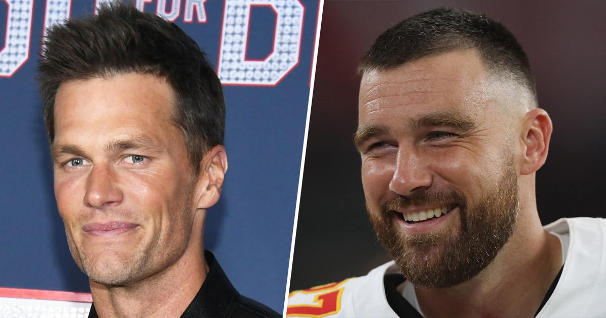 Tom Brady Reacts to How Travis Kelce Is Juggling His Football Career and Personal Life